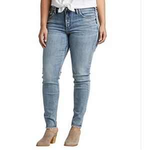 New! Express Curvy Skinny High Rise Faded Jeans 12R Stretchy